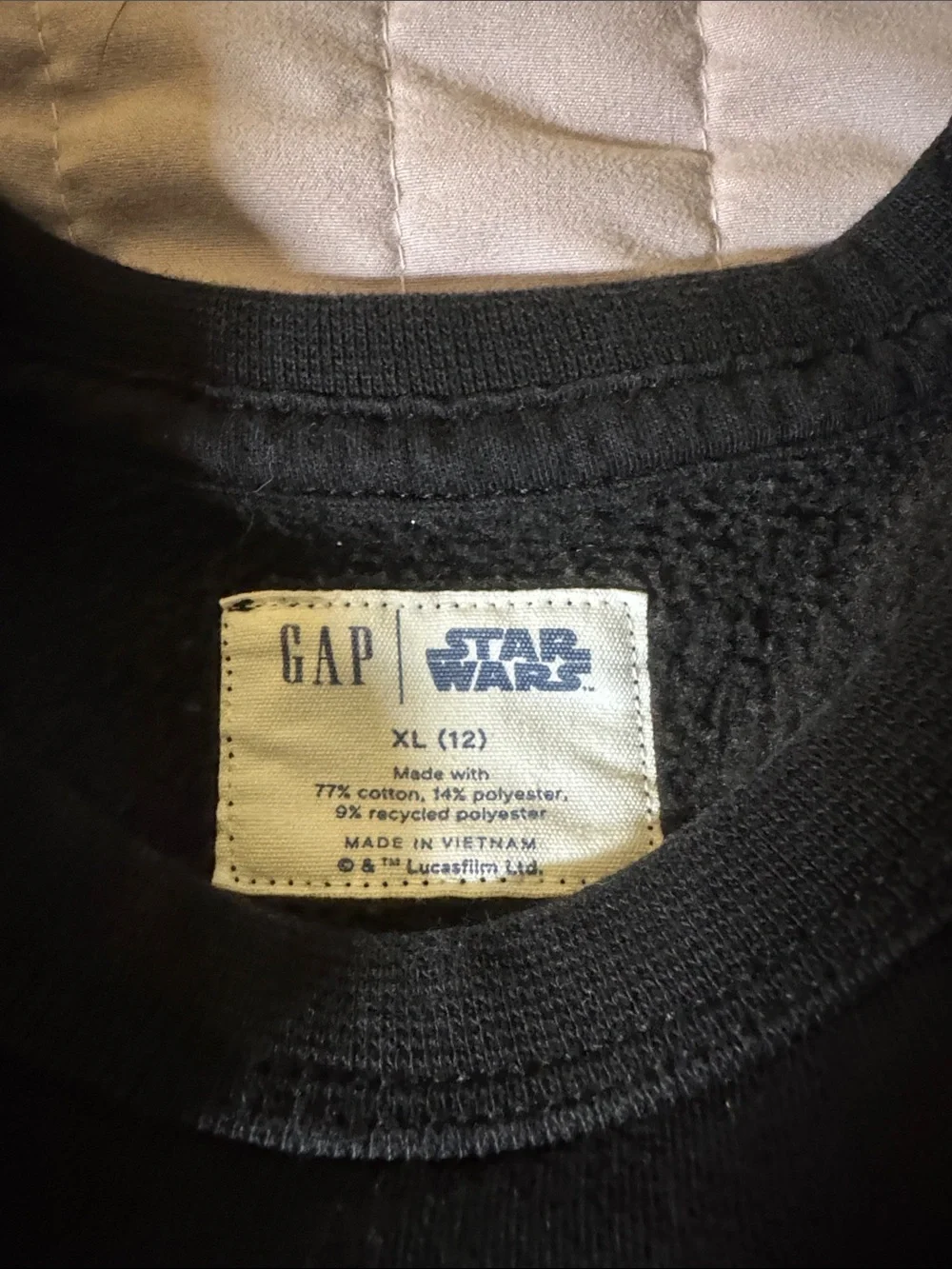 GAP Kids Black Star Wars Embroidered Sweatshirt & Jogger Set. Limited Edition.